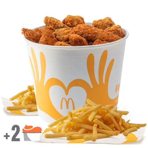 8 Aripi Crispy & 6 Strips Bucket